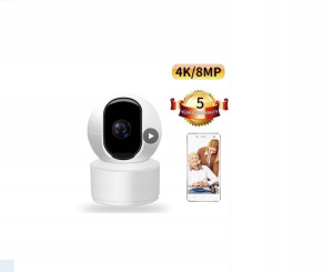 Kamera 4k Obrotowa Wifi Elektroniczna Niania 8mpx