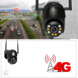Kamera Cam Sim 3g 4g Gsm Lte Obrotowa Monitoring