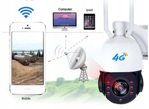 KAMERA LTE OBROTOWA 3G 4G internet z karty SIM GSM