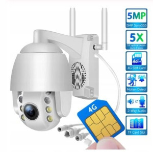 Kamera Obrotowa 3g 4g Cam Sim Gsm 5mpx Monitoring