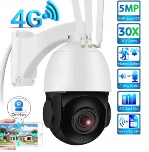Kamera Obrotowa Z Internetem Karty Sim 5mpx Ir100