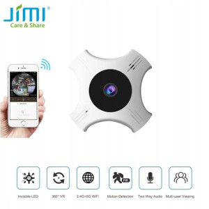 Kamera panoramiczna 360° FULL HD 4 kamery w 1