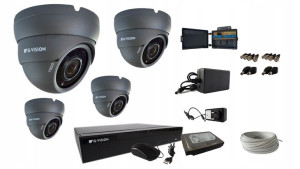 Kamery Cctv Fullhd 4kamer 5mpx Ir40 2,8-12mm