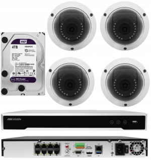 Kamery Monitoringu Zestaw Kamer Hikvision 8poe