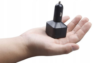 Mini Lokalizator Nadajnik Samochodowy GPS GSM USB