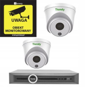 Monitoring 2 kamery TC-NCL522S Rejestrator