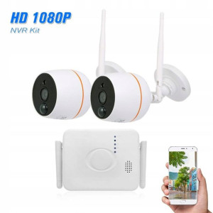 Monitoring Bezprzewodowy Wifi 2 Kamery Fhd Ir30