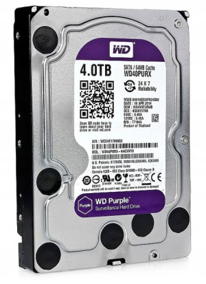 Monitoring Wd40purx Dysk Twardy 4tb 64mb 24h/7