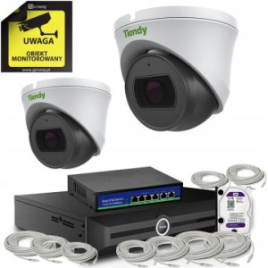 monitoring5Mpx 2 x TC-C35SS + Rejestrator TC-R3120