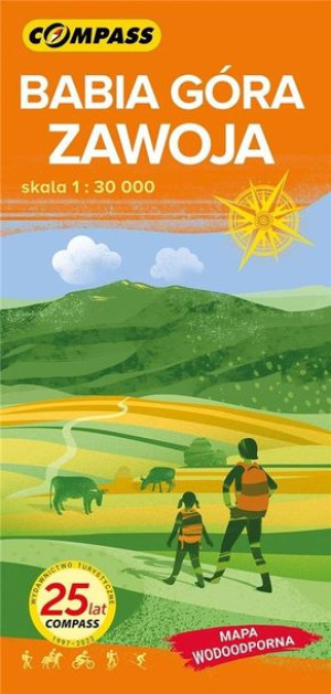 Mapa tur. - Babia Góra, Zawoja lam 1:30 000 w.2022 praca zbiorowa