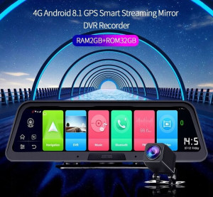 Rejestrator jazdy w lusterku 10w1 2mpx 1080p GPS