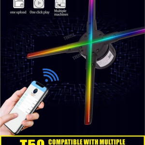 Reklama świetlna led 3D hologram reklamowy 50cm