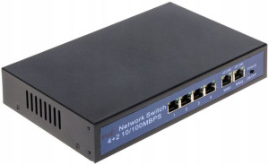 Switch Poe Apti-poe0402-60w 6-portowy