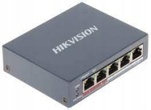 Switch PoE DS-3E0105P-E/M(B) 5-PORTOWY Hikvision