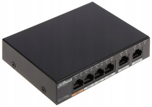 Switch PoE PFS3006-4GT-60 6-PORTOWY dahua