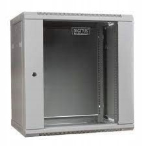 Szafa RACK 19" 12U 450 kolor szary drzwi