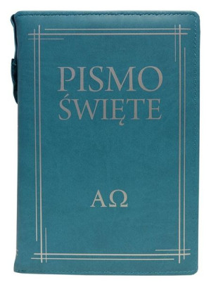 Pismo Święte w etui turkusowe
