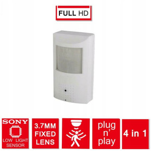 Ukryta Kamera W Czujce Ruchu 2mpx Ahd 4w1