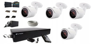 Zestaw 4 Kamer 5mpx Ir30 Do Monitoringu Firmy