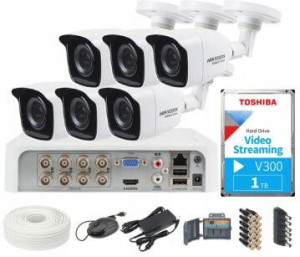 Zestaw do monitoringu 4in1, - Hikvision Hiwatch