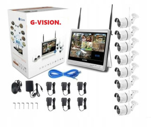 Zestaw Do Monitoringu 4w1 Kamery Wifi Full Hd 2mpx