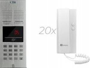 Zestaw domofonowy 20 rodzinny GENWAY