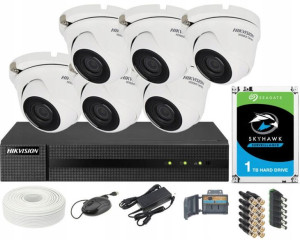 Zestaw monitoringu 4Mpx HDD 1TB - Hikvision
