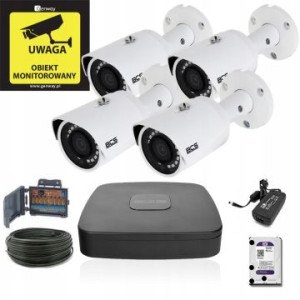 Zestaw Monitoringu BCS-XVR0401E-III