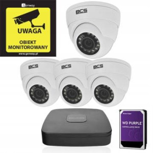 Zestaw Monitoringu BCS-XVR0401E-III
