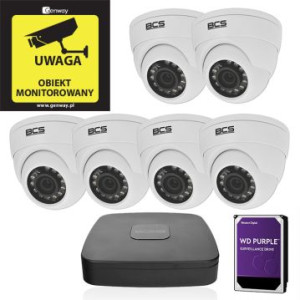 Zestaw Monitoringu BCS-XVR0801E-III