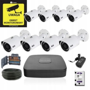 Zestaw Monitoringu BCS-XVR0801E-III