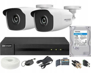 Zestaw monitoringu CCTV 2Mpx, IR40, 1TBHikvision