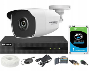 Zestaw monitoringu CCTV 4Mpx IR40 Hikvision