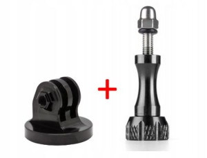 Metalowy aluminiowy ADAPTER + śruba do GoPro 10