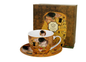 Filiżanka ze spodkiem 280 ml THE KISS by Gustav Klimt