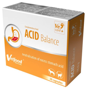 Vetfood ACID Balance Produkt Neutralizujący Kwas Żołądkowy Dla Psa i Kota 3