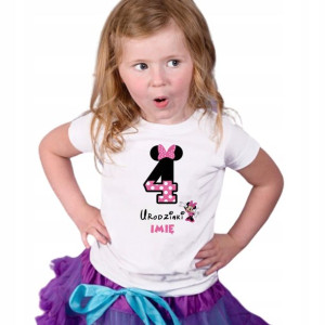 Koszulka Dziecięca T-Shirt BIAŁA M Prezent Wzory