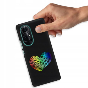 Etui Błyszczące do HUAWEI NOVA 8 Serduszka Wzory