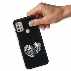 Etui Błyszczące do MOTOROLA G10 TOP Serce Wzory