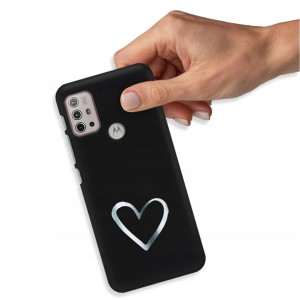 Etui Błyszczące do MOTOROLA G30 TOP Serce Wzory