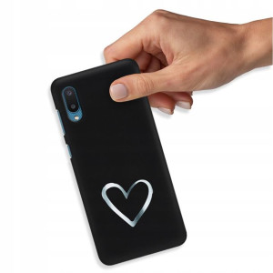Etui Błyszczące do SAMSUNG A02 Case Serce Wzory