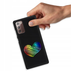 Etui Błyszczące do SAMSUNG NOTE 20 Serduszka Wzory
