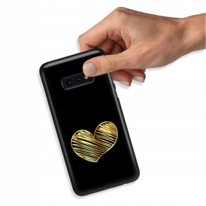 Etui Błyszczące do SAMSUNG S10e TOP Serce Wzory