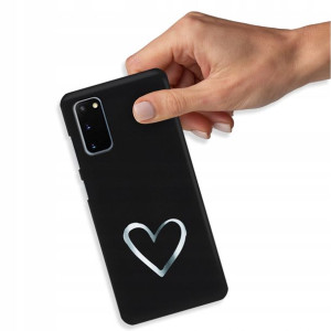 Etui Błyszczące do SAMSUNG S20 Case Serce Wzory