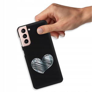 Etui Błyszczące do SAMSUNG S21 Case Serce Wzory