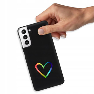 Etui Błyszczące do SAMSUNG S21 PLUS Serce Wzory