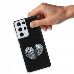 Etui Błyszczące do SAMSUNG S21 ULTRA Serca Wzory