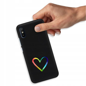 Etui Błyszczące do XIAOMI REDMI 9AT Serce Wzory