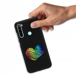 Etui Błyszczące do XIAOMI REDMI NOTE 8 Serce Wzory