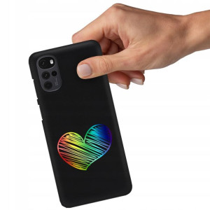 Etui Błyszczące Serce do MOTOROLA G22 4G Top Wzory